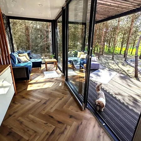 Przeszklony Tiny House W Lesie Appartamento *