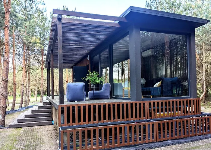 Przeszklony Tiny House W Lesie Apartment *